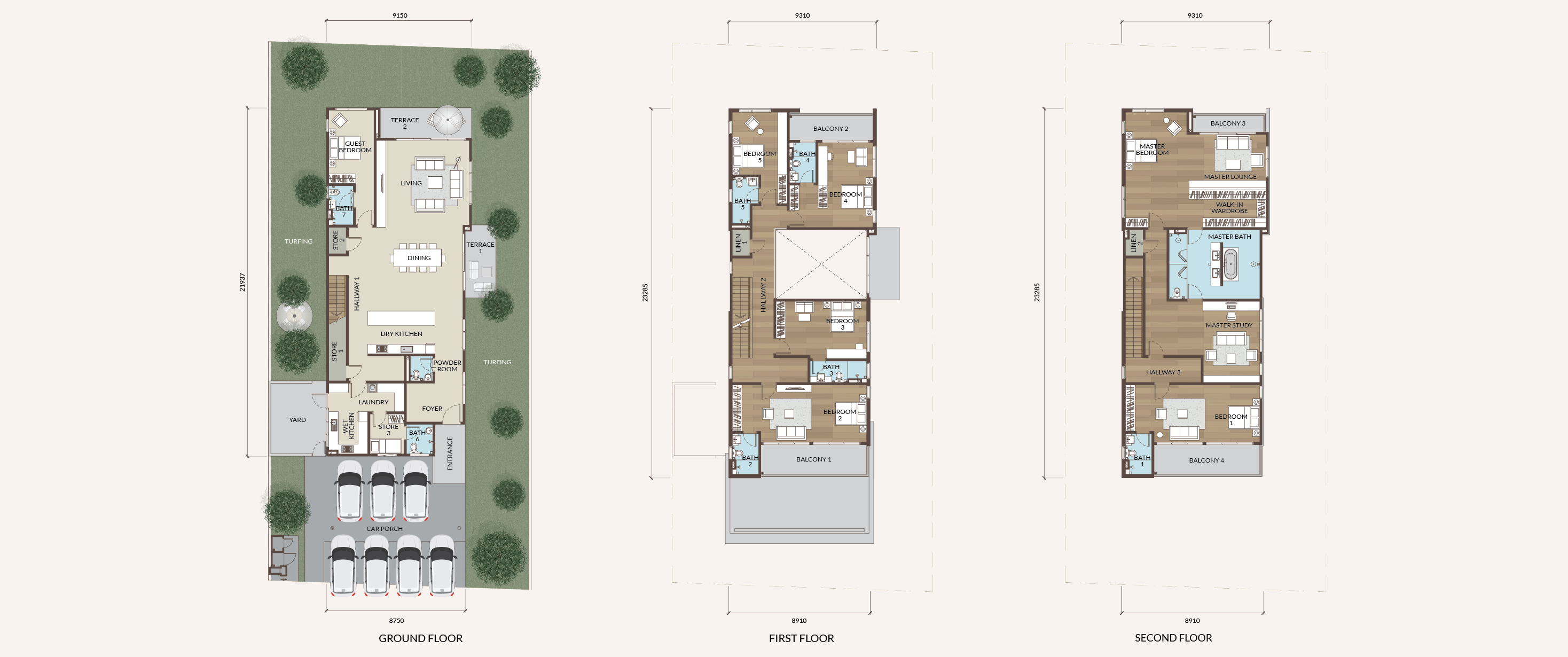 THE ROYAL COLLECTION :: 3-STOREY BUNGALOW